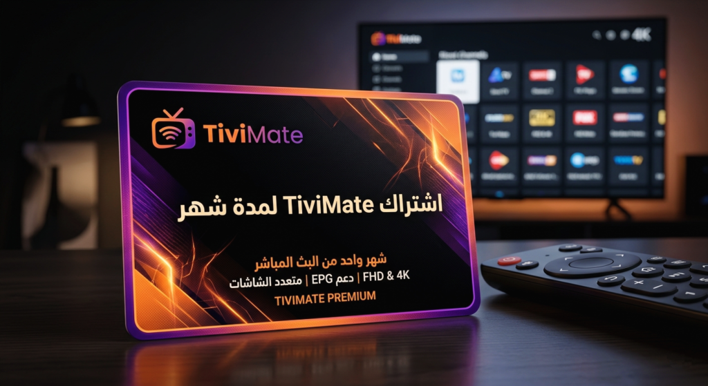 اشتراك TiviMate لمدة شهر